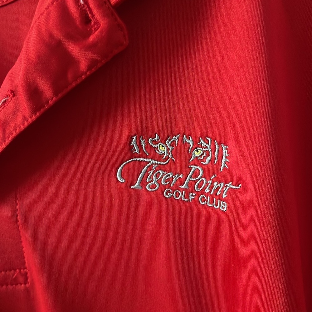 Men’s Red Golf Polo - L - Picture 2 of 4